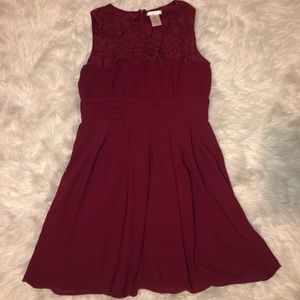 Maroon Semi-Formal dress